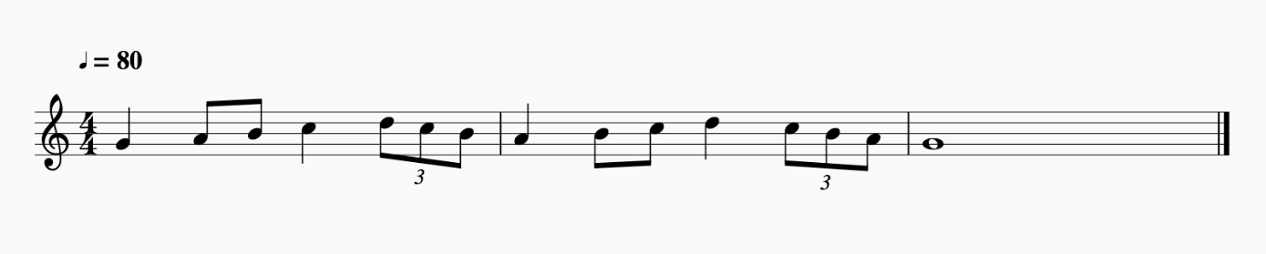Music rhythm example 11