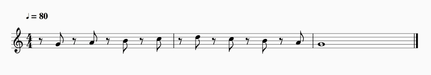 Music rhythm example 3