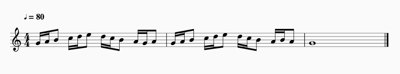 Music rhythm example 5
